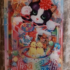 Lisa Frank Cat & Celebration Pet Notebook - Multicolor